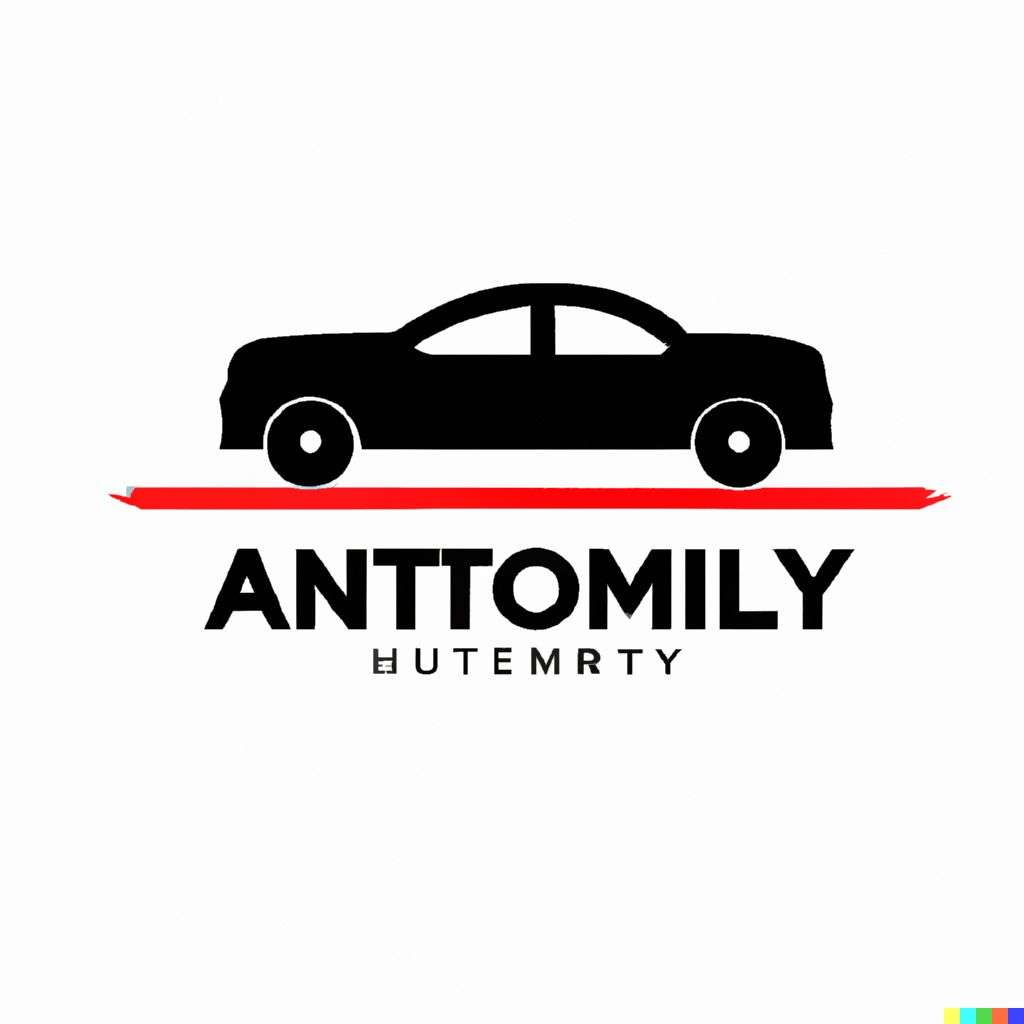 a representation of anxiety, auto company logo design